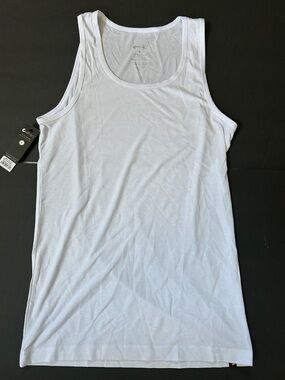 ethika White Men's Ribbed Tank Top